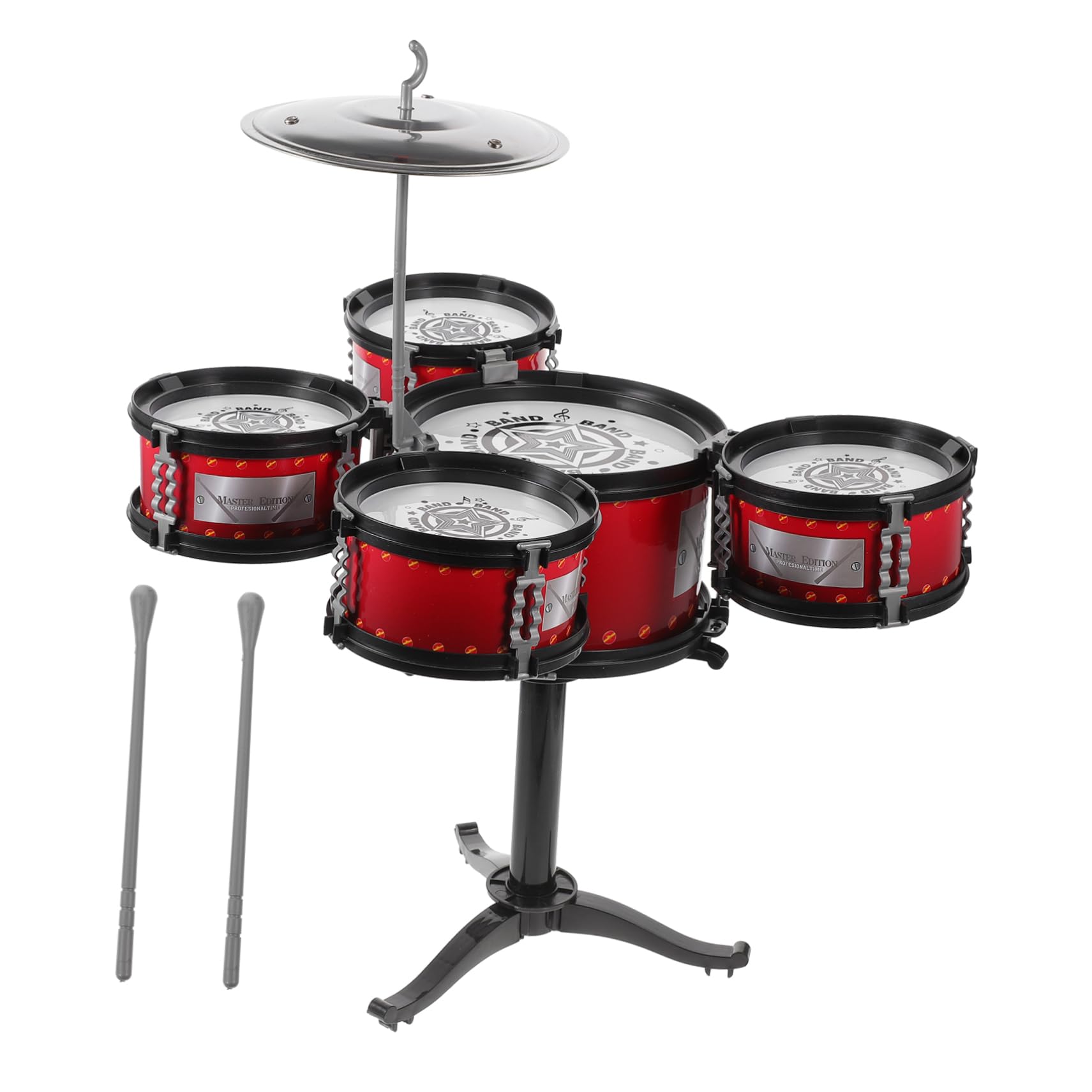 QUMIIRITY Kids Drum Set - Early Learning Musical Toy for Toddlers & Children, Percussion Instruments for Baby & Preschoolers - Perfect for Home Play, Classroom Activities & Birthday Gifts