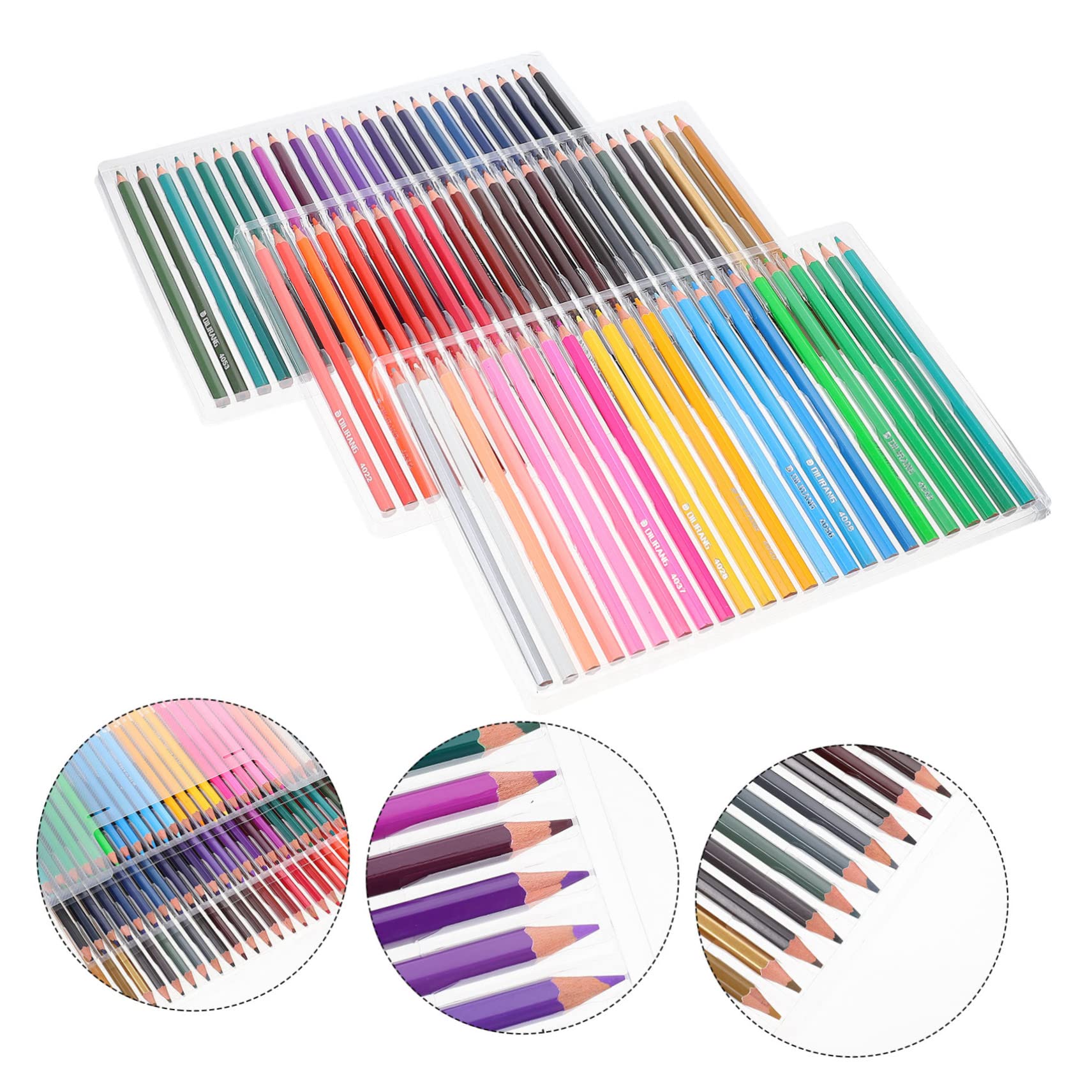 Cabilock 2 Sets of 12-Colors Wooden Drawing Pencils - Professional Artist Sketching & Coloring Pencils for Adults & Kids - Perfect for Art Projects, School Supplies & Daily Drawing