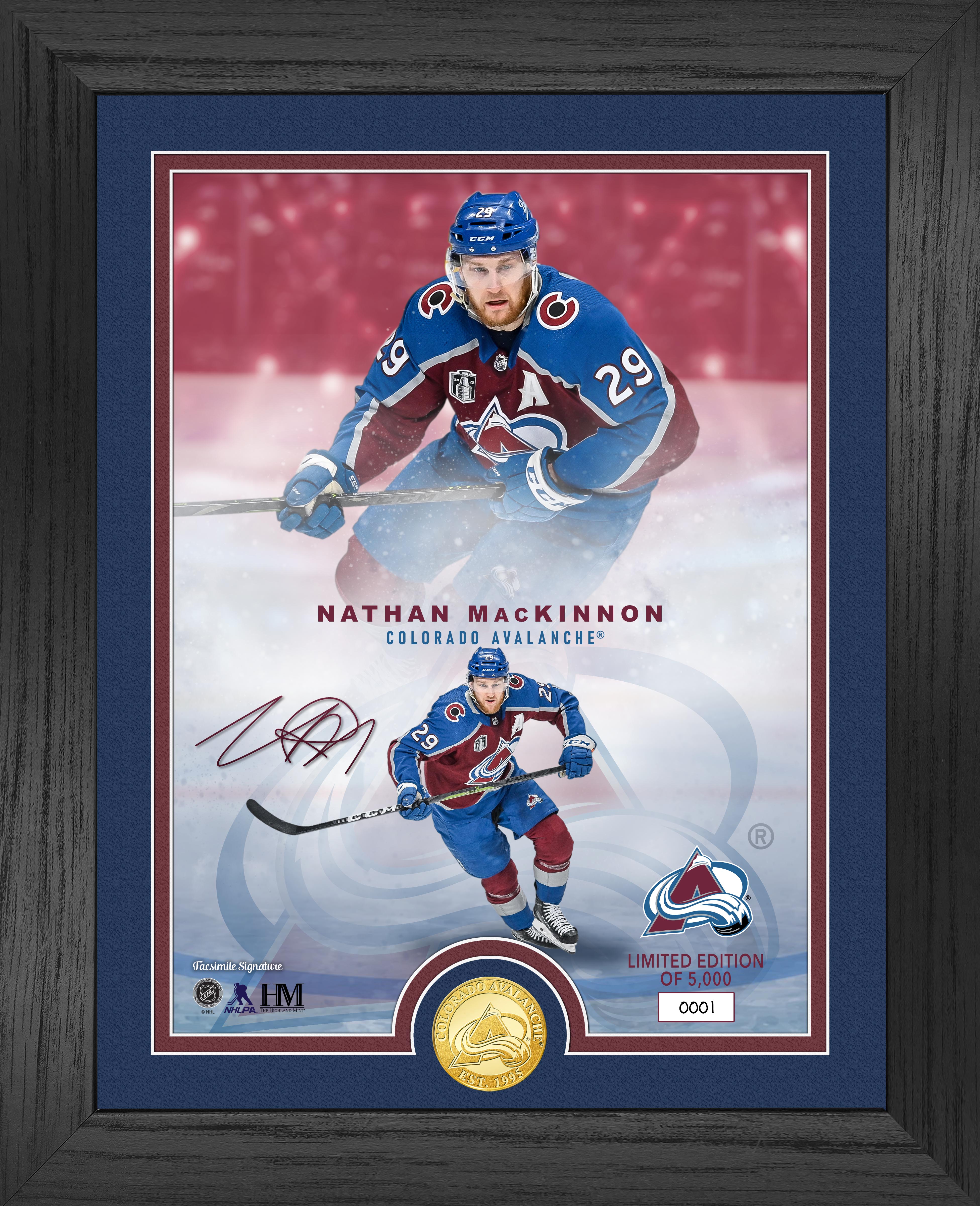 Nathan MacKinnon Colorado Avalanche Legends Bronze Coin Collectible - Limited Edition NHL Hockey Memorabilia for Fans & Collectors | Perfect for Display, Gifts, and Sports Memorabilia Collections