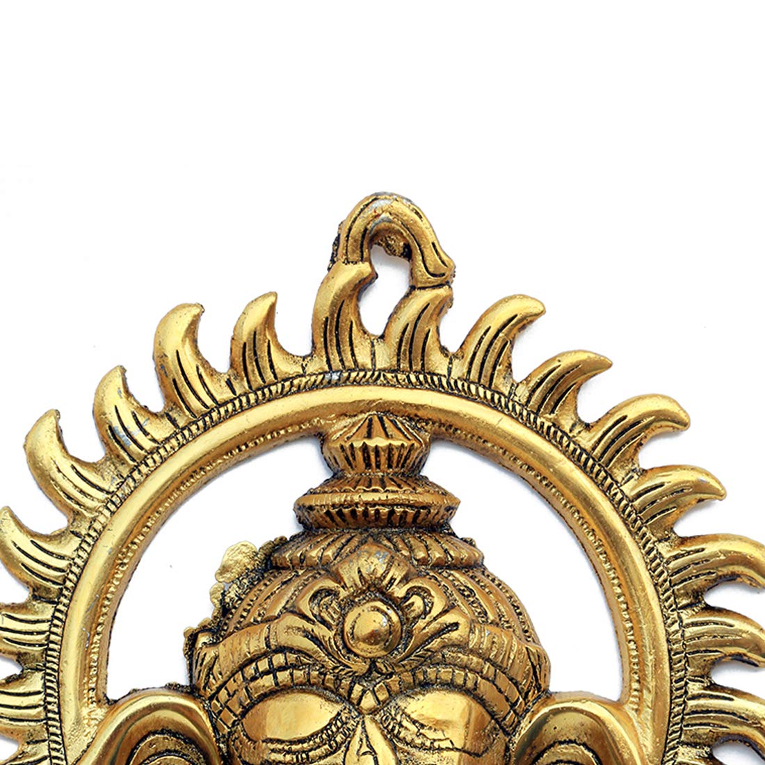 Handmade Metal Ganesha Wall Hanging - 9