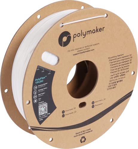 1.75mm 750g Tpu90, White