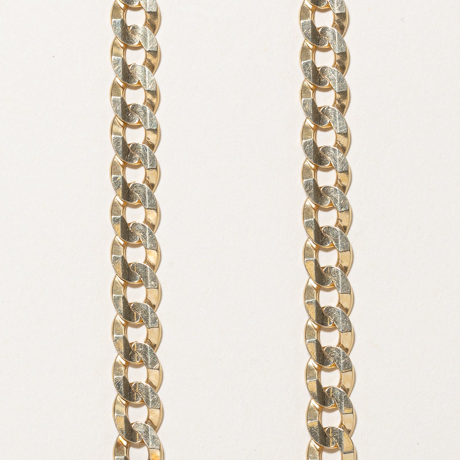 14K Yellow Gold Curb Link Chain Necklace for Women - 6.98mm Thick, 22 Inches Long - Perfect for Layering, Everyday Wear & Special Occasions
