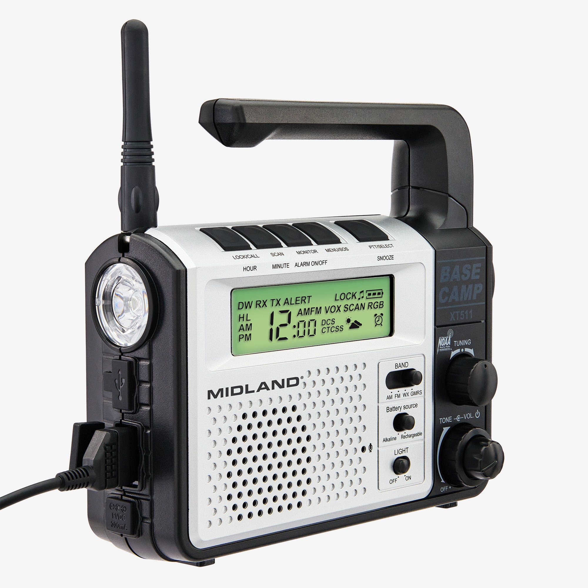 XT511 GMRS Base Camp 22-Channel Two-Way Radio - Long Range Communication for Outdoor Adventures, Camping, Hiking & Emergency Preparedness