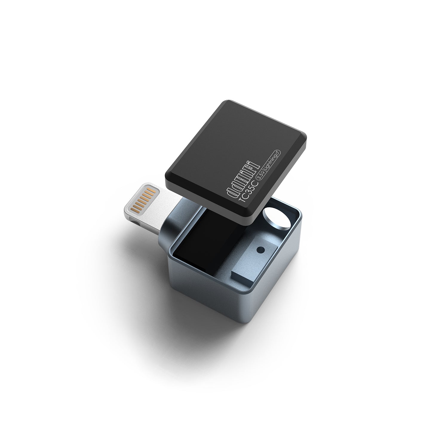 ddHiFi TC35C Lightning to 3.5mm Audio Adapter for iPhone - High-Quality Digital to Analog Converter for Headphones, Earphones & Car Aux - Perfect for Music, Gaming & Hands-Free Calls