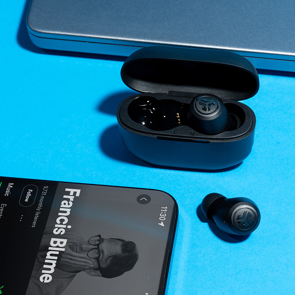 JBuds ANC True Wireless Earbuds Gen 3 - Active Noise Cancelling Bluetooth Earbuds with 30H Playtime, IPX5 Waterproof for Gym, Running & Travel - Black