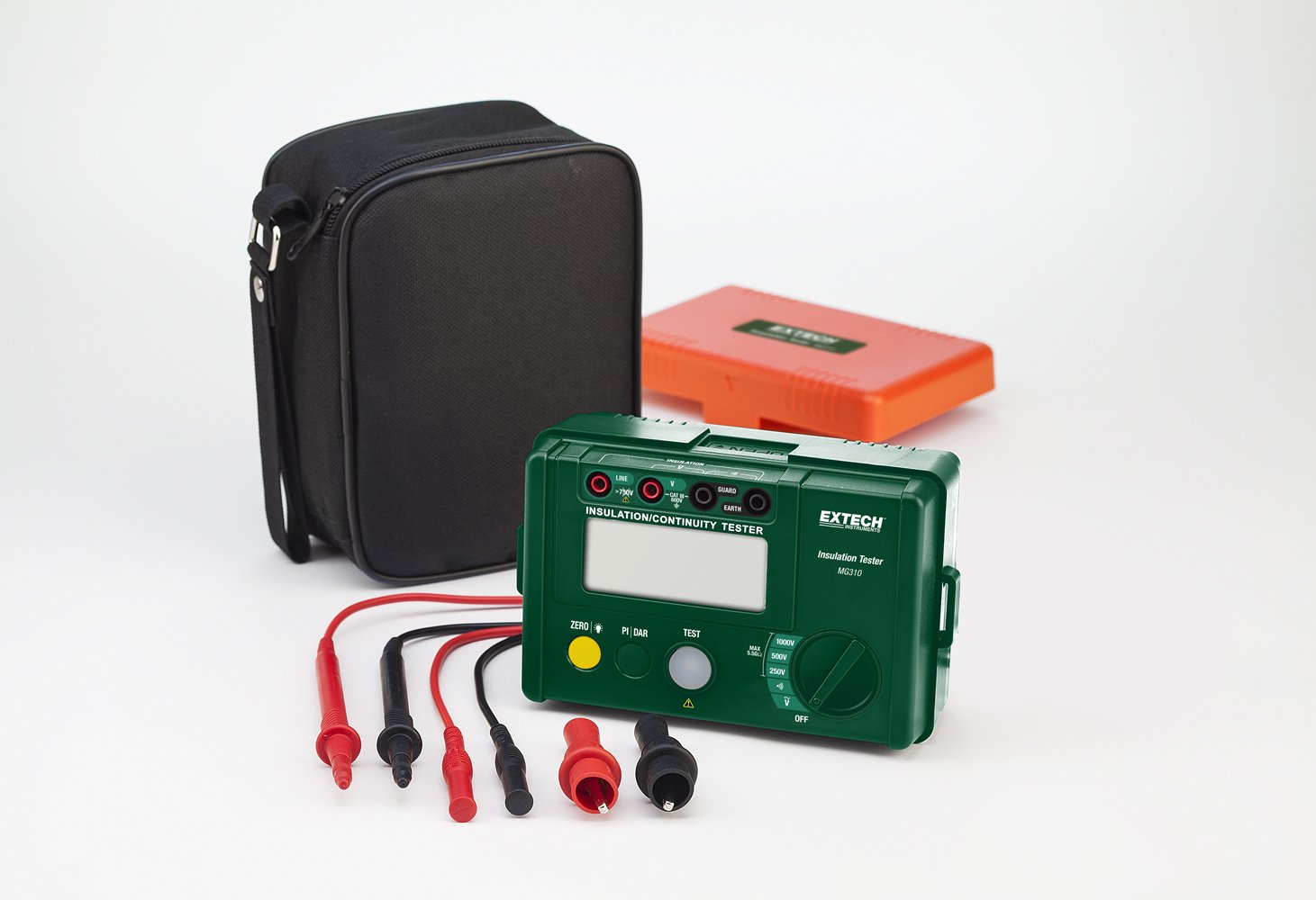 Extech MG310 Compact Digital Insulation Tester - 600V Resistance Meter for Electrical Safety Testing | Perfect for HVAC, Industrial Maintenance & Home Electrical Inspections