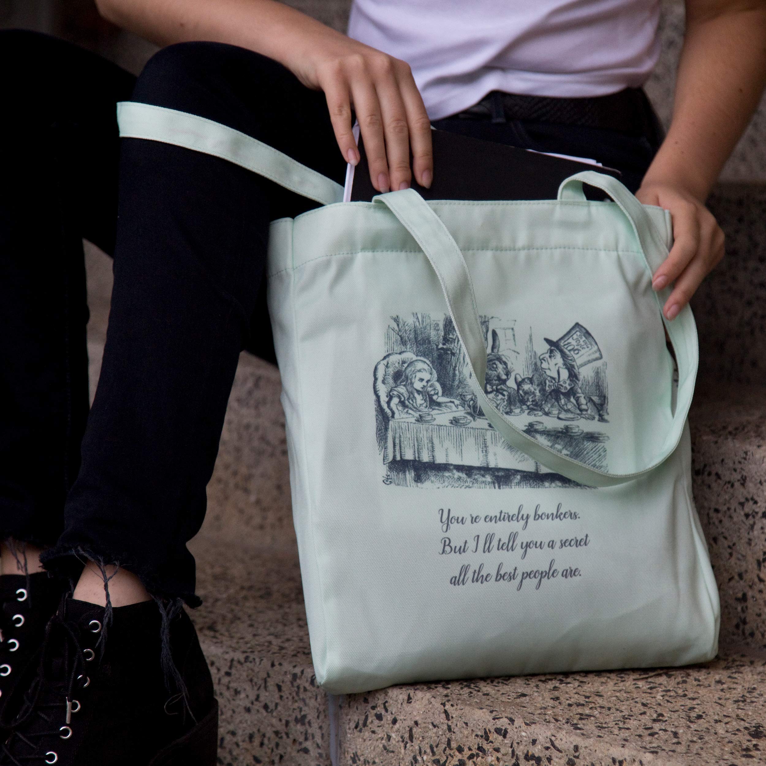 Book Lovers Tote Bag - Themed Literary Gift for Readers & Bookworms - Durable Cotton Shoulder Bag for Bookstore Trips, Library Visits & Everyday Use