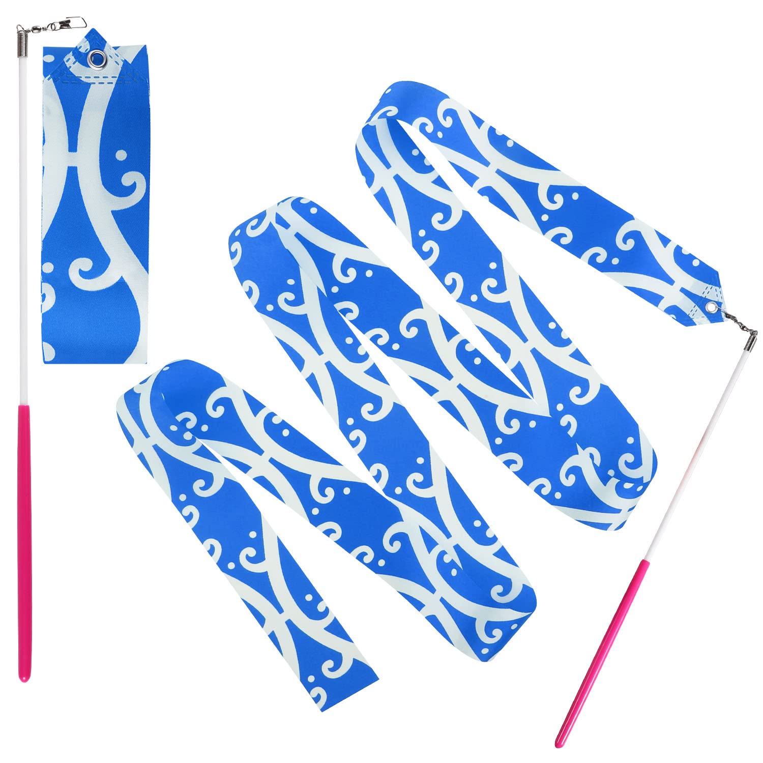 LUTER 2-Pack 78.7 Inch Gymnastics Dance Ribbons with Wand - Colorful Streamer Sticks for Kids Artistic Dancing Training, Birthday Party Favors & Performance Props | Perfect for Dance Classes, Gymnastics Routines & Children's Party Entertainment
