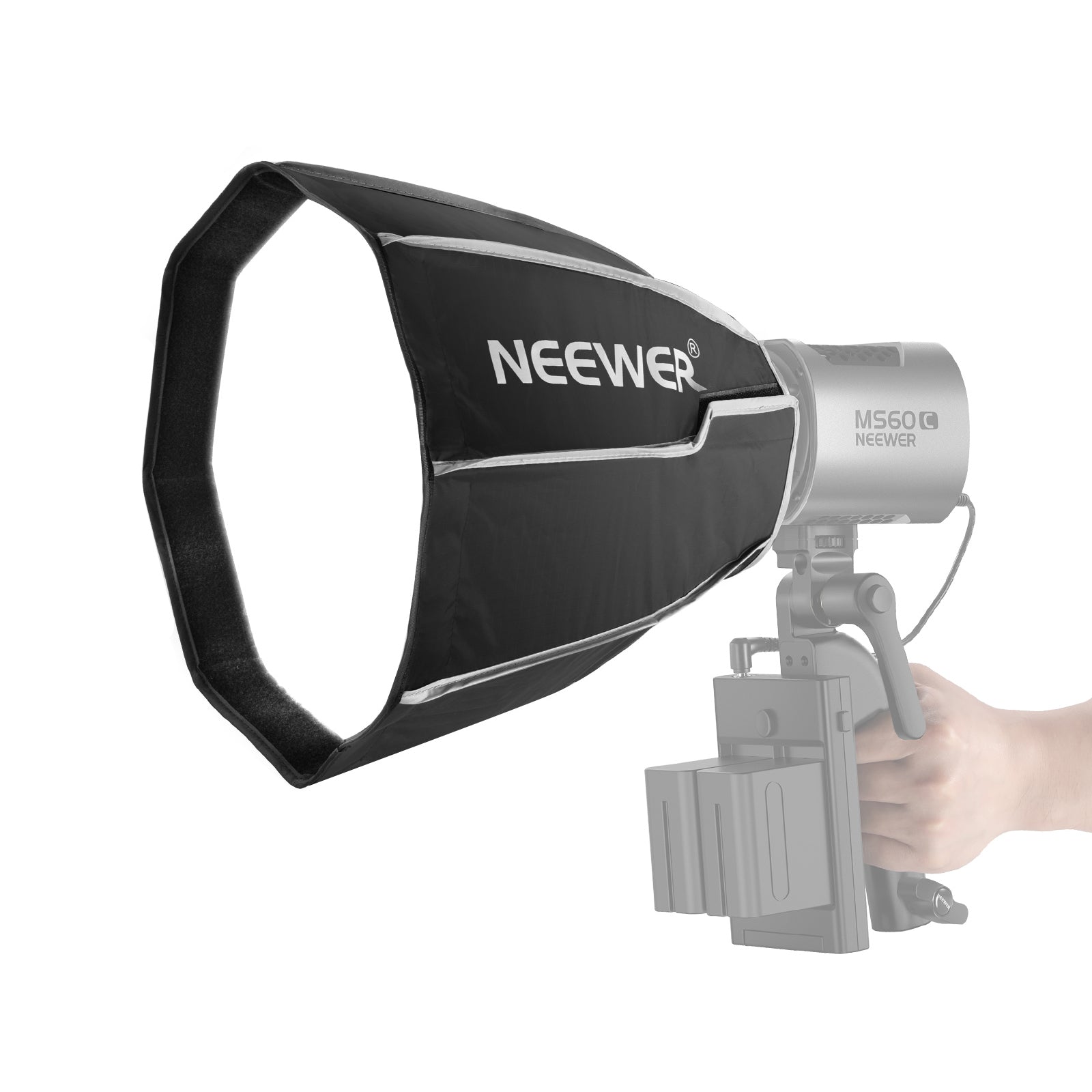 NEEWER NS3P/NS4P Octagonal Softbox Photography Lighting Kit - Compatible with NEEWER Mount - Perfect for Portrait, Product, and Studio Photography