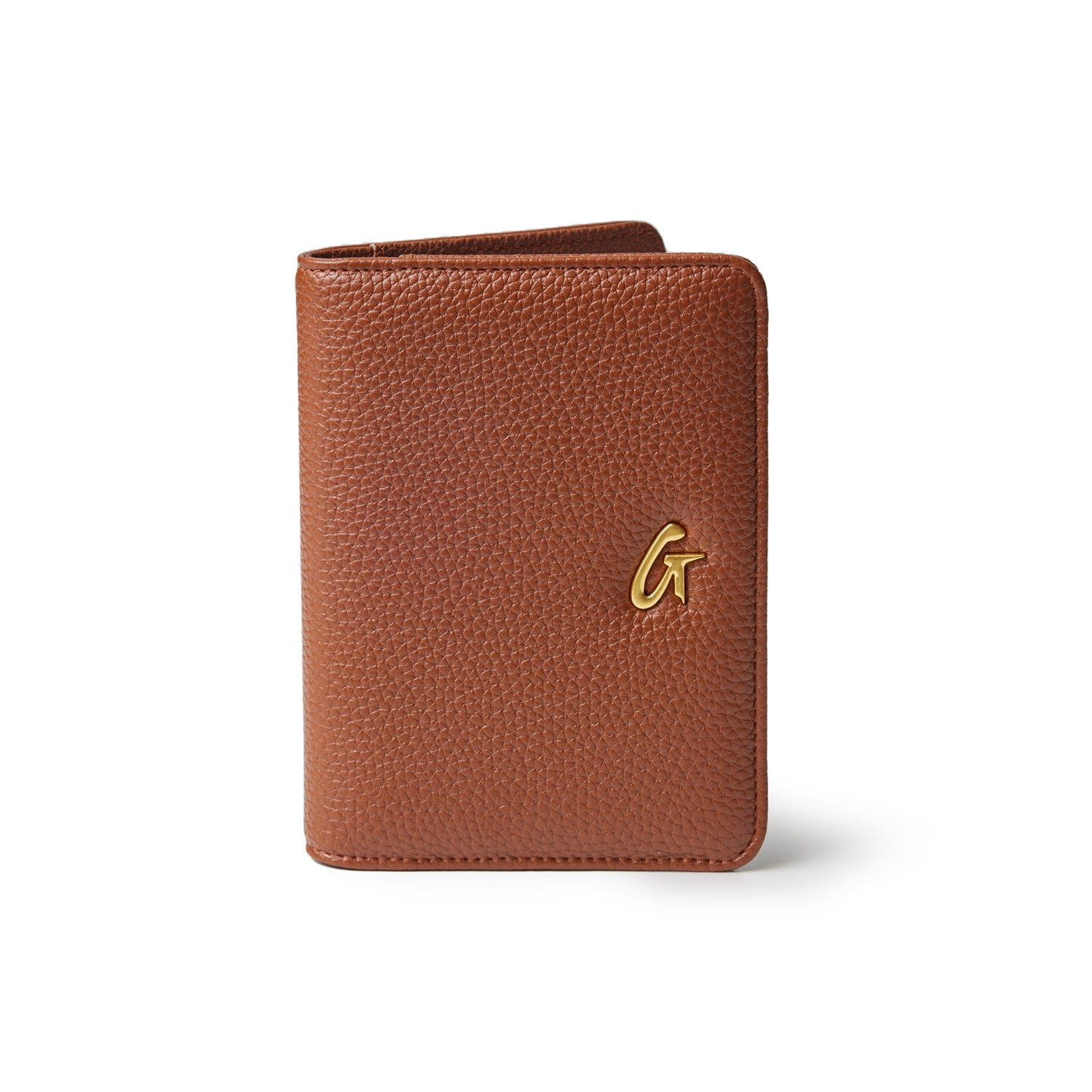 Premium Brown Pebble Grain Leather Passport Holder - RFID Blocking Travel Wallet for Men & Women - Perfect for Airports, Business Trips & International Vacations