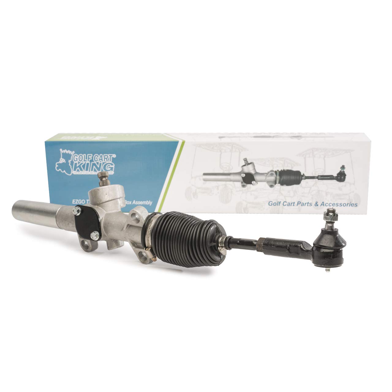 EZGO Golf Cart Steering Box Assembly Replacement for 2001 & Newer Models - Durable & Easy Installation for Smooth Driving on Golf Courses & Neighborhood Streets