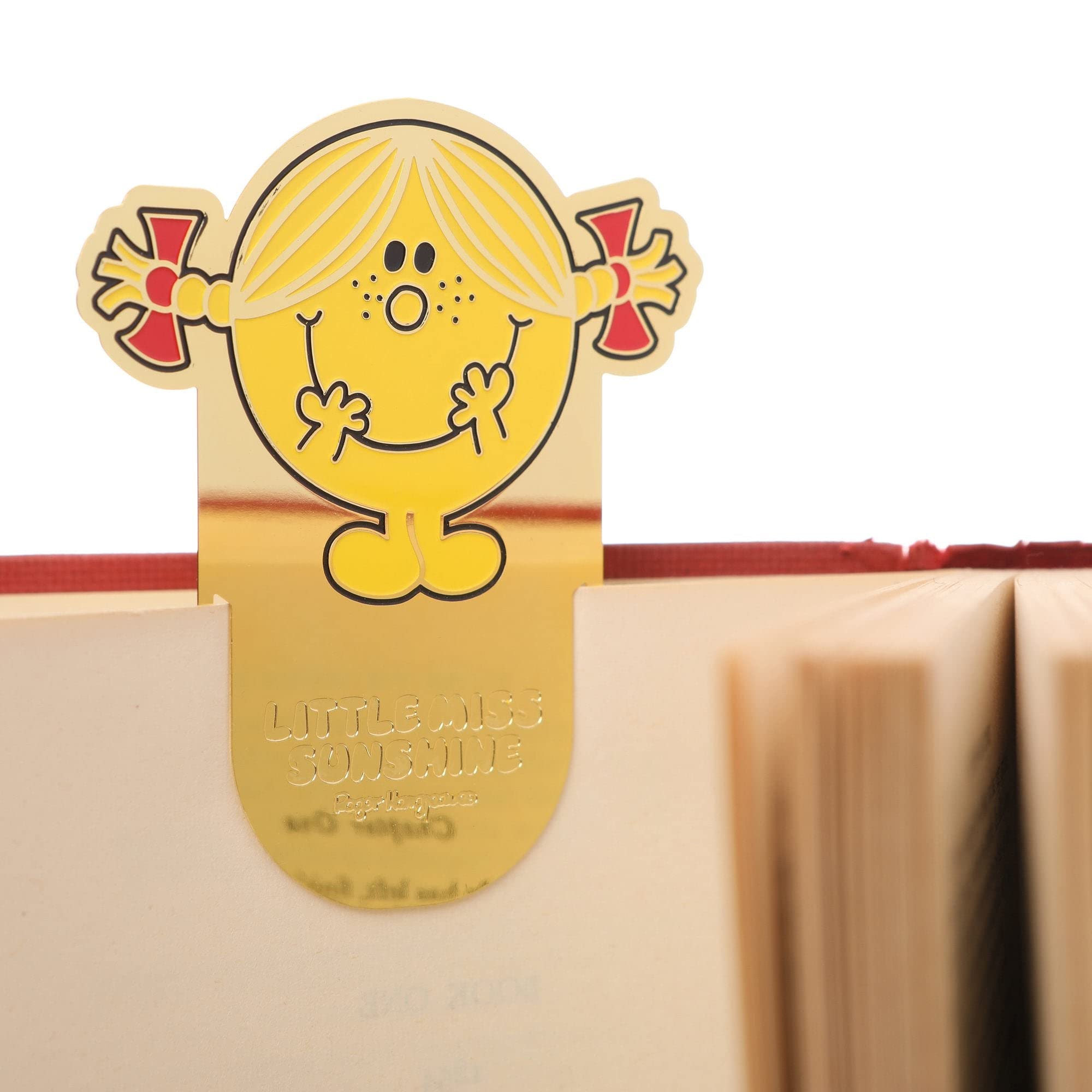 Mr. Men Little Miss Bookmark - Little Miss Sunshine Character Stationery - Fun & Colorful Bookmark for Kids, Students & Book Lovers - Perfect for Reading, Gifts & School Supplies