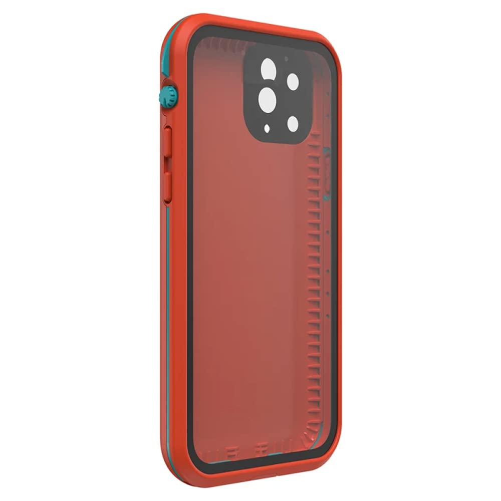 LifeProof FRE SERIES Waterproof Case for iPhone 11 Pro Max - Shockproof, Dirtproof & Snowproof Protection | FIRE SKY (BLUEBIRD/TANGERINE) | Perfect for Outdoor Adventures, Beach Trips & Extreme Sports