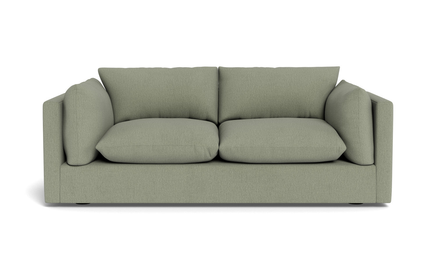 Soco 79 Loveseat Sofa - Modern 2-Seater Couch for Small Spaces, Living Room, Apartment, and Office - Comfortable Upholstered Fabric with Sturdy Wooden Frame