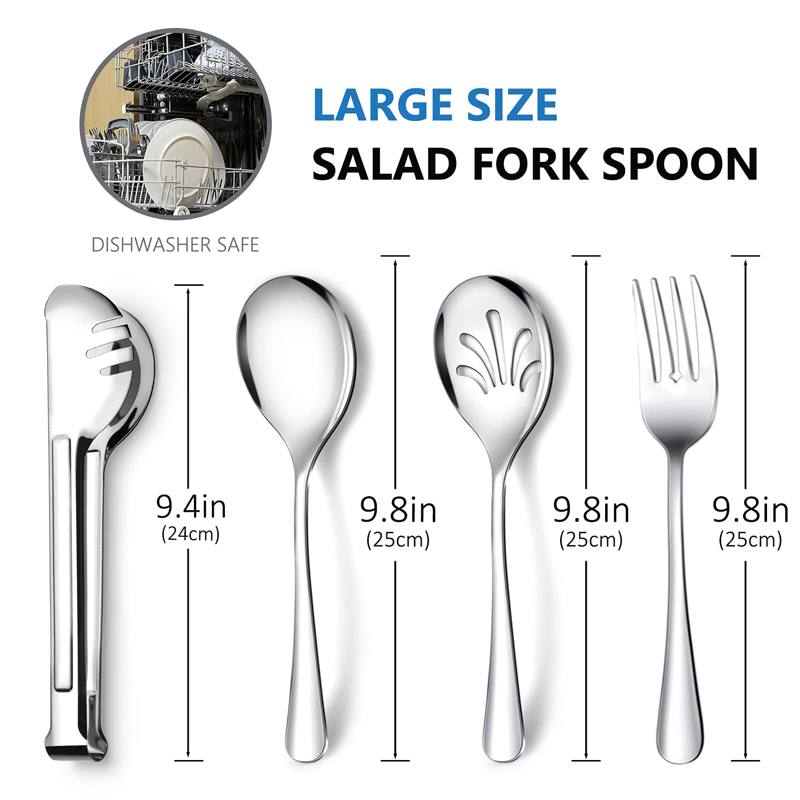 Premium 12-Piece Stainless Steel Serving Utensil Set - 10