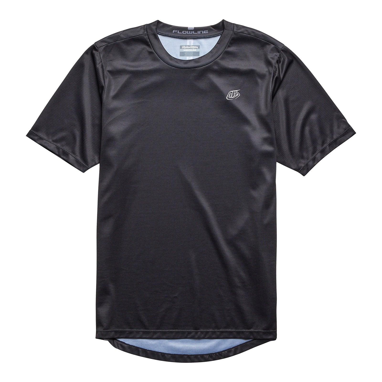 Youth Flowline SS Jersey Solid Black - Breathable Performance Shirt for Running, Training & Sports | Comfortable Athletic Wear for Men & Women