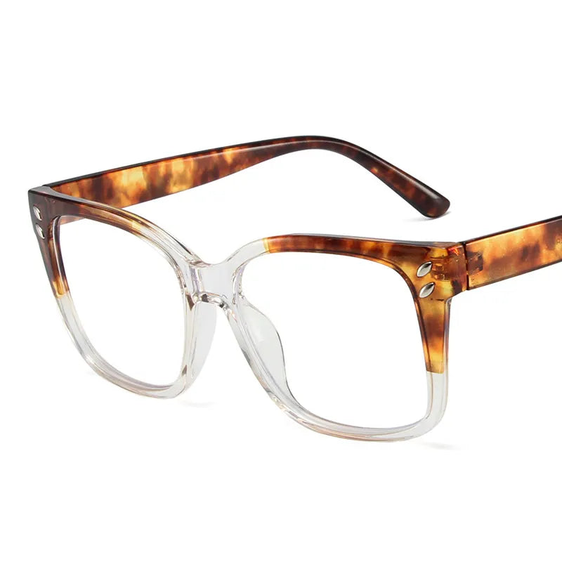CCspace Women's Full Rim Square TR90 Reading Glasses +1.00 to +4.00 - Lightweight & Durable Eyewear for Reading, Office, and Computer Use