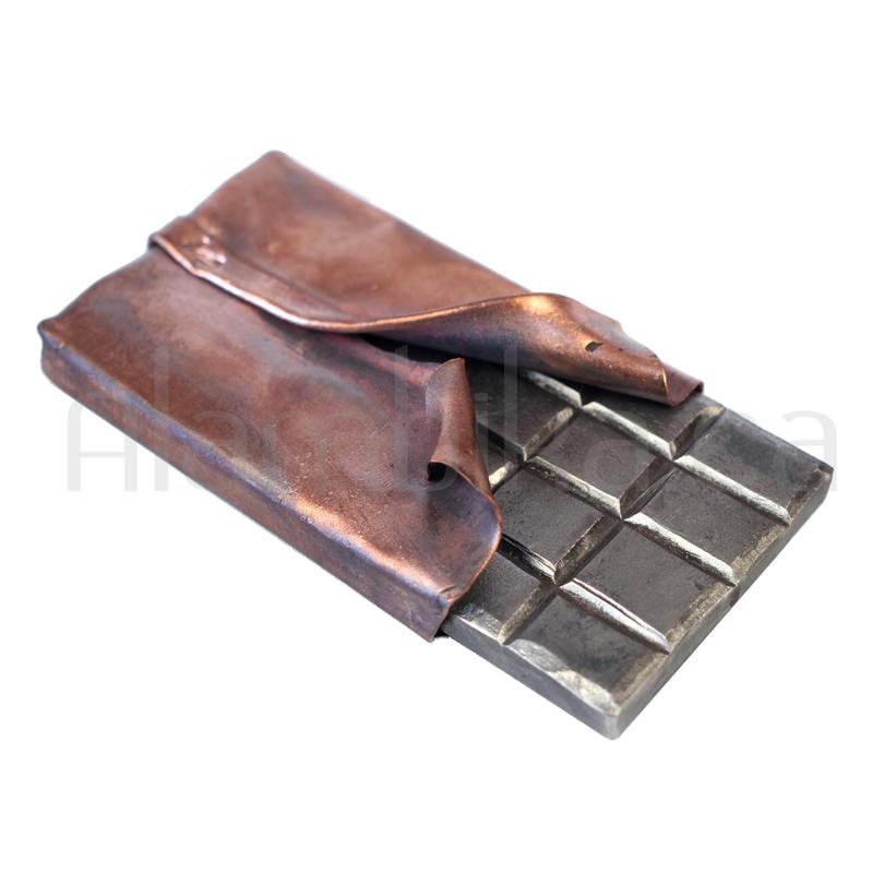 Hand Forged Zero Calorie Chocolate Bar - Sugar Free Keto Friendly Dark Chocolate Snack for Weight Loss & Healthy Lifestyle - Perfect for Diets, Gifts & Dessert Lovers