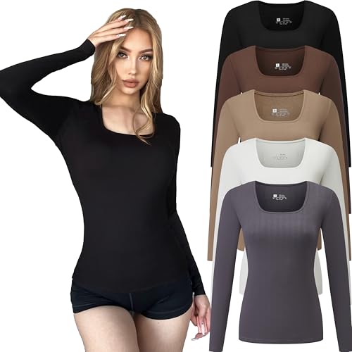5 Pack：black/White/Coffee/Khaki/Grey