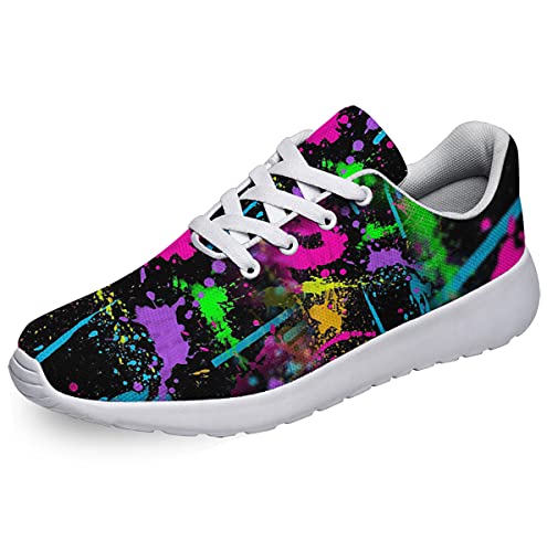 Neon Splatters With Paint W 1259