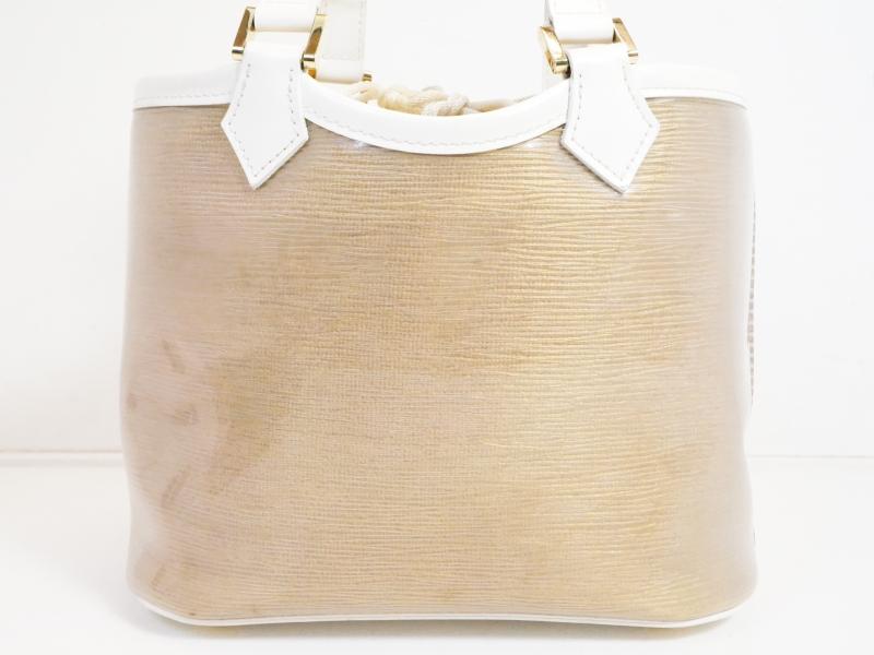 Authentic Pre-Owned Louis Vuitton Epi Plage Coconut White Mini Lagoon Bay Tote Bag M92473 191984 - Luxury Vintage Handbag for Women, Perfect for Beach, Travel & Everyday Use