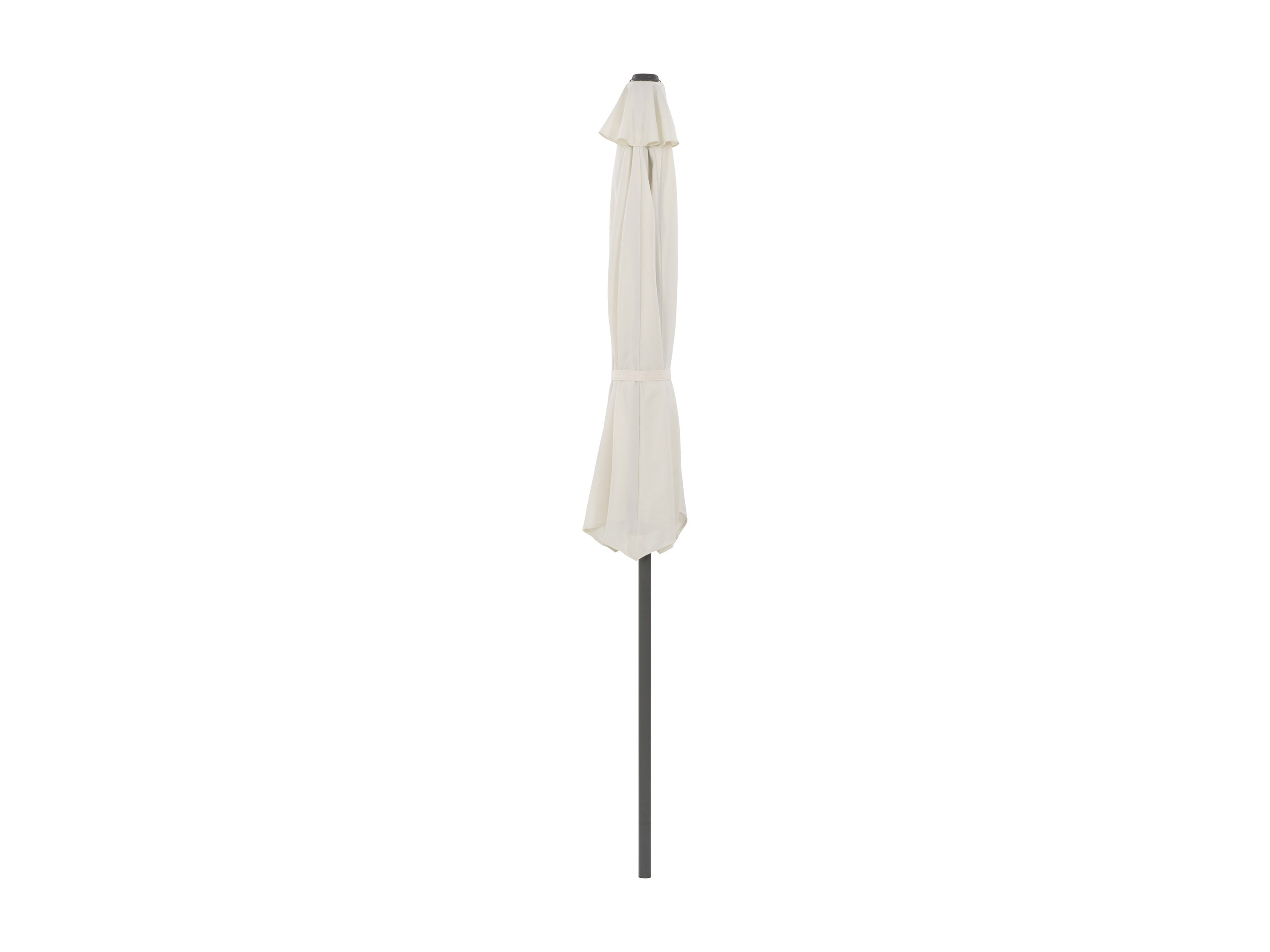 8.5ft Off White Half Umbrella - Large Patio Sun Shade for Outdoor Dining, Poolside Lounging & Garden Relaxation