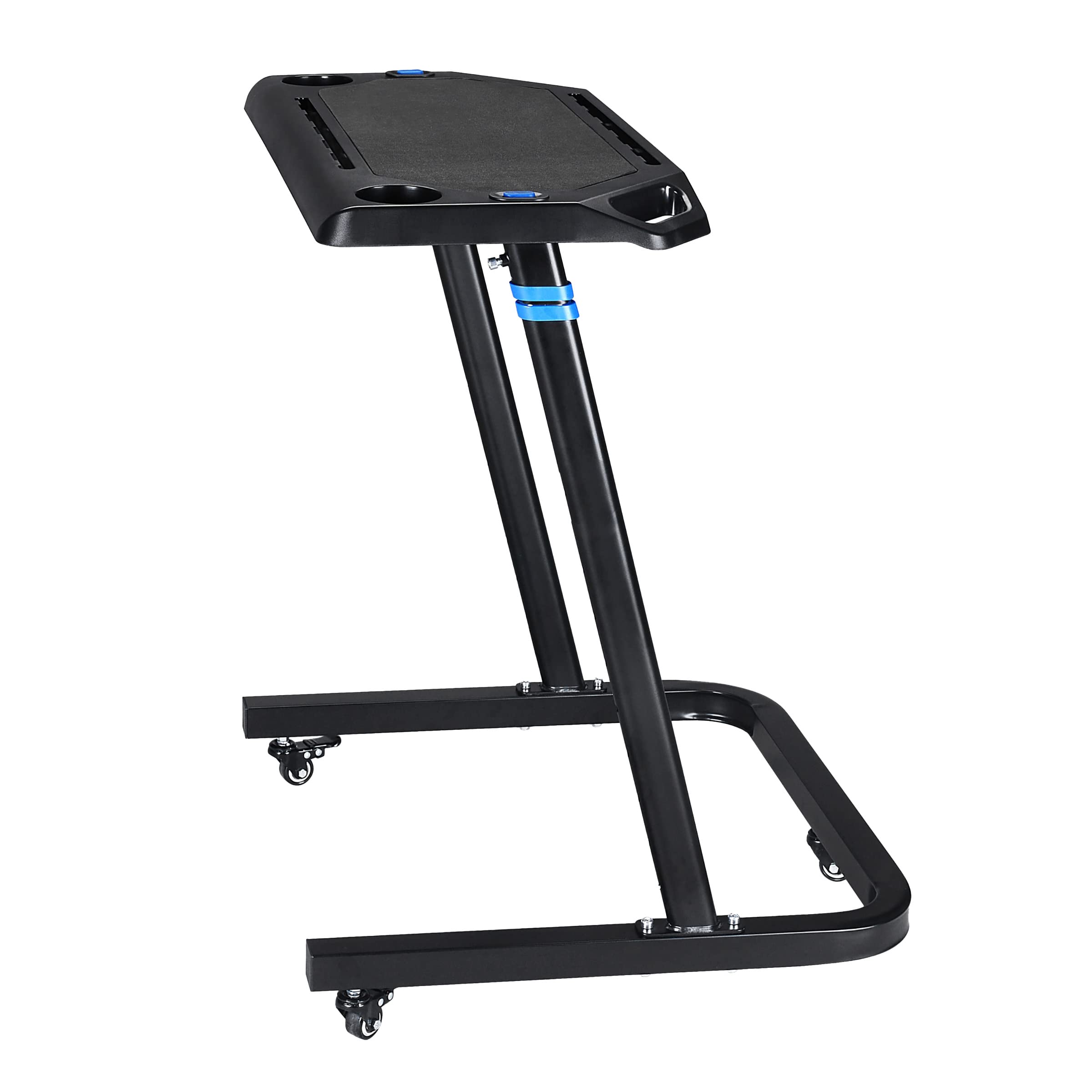 Adjustable Bike Desk - Rolling Laptop Cart for Exercise & Work - Home Office Fitness