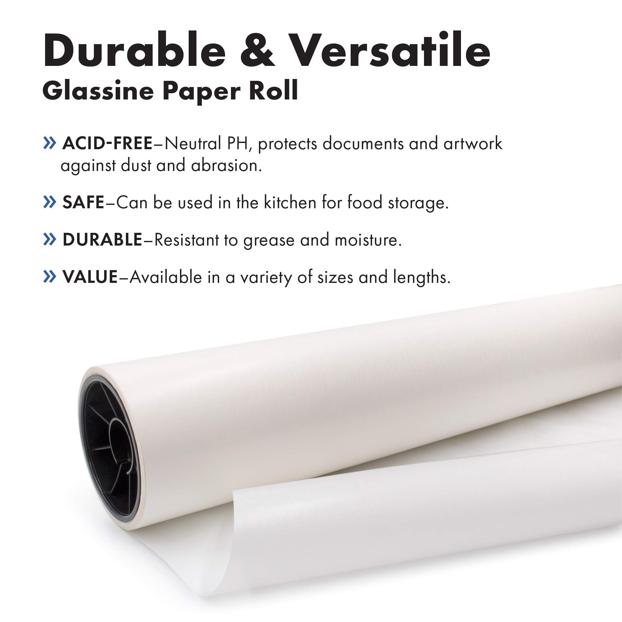 Acid-Free Neutral pH Glassine Paper Roll 48
