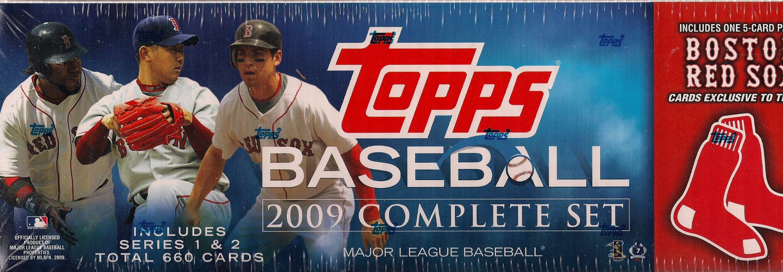 2009 Topps MLB Boston Red Sox Factory Set Baseball Cards - Complete Team Collection for Sports Memorabilia & Trading (Perfect for Collectors, Fans, and Gift Giving)