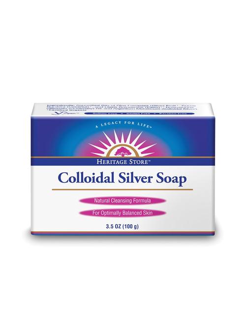 Natural Colloidal Silver Soap for Skin Care - Antibacterial & Healing Bar Soap for Acne, Eczema & Skin Irritations | Gentle Cleansing for Face & Body | Perfect for Daily Use & Sensitive Skin
