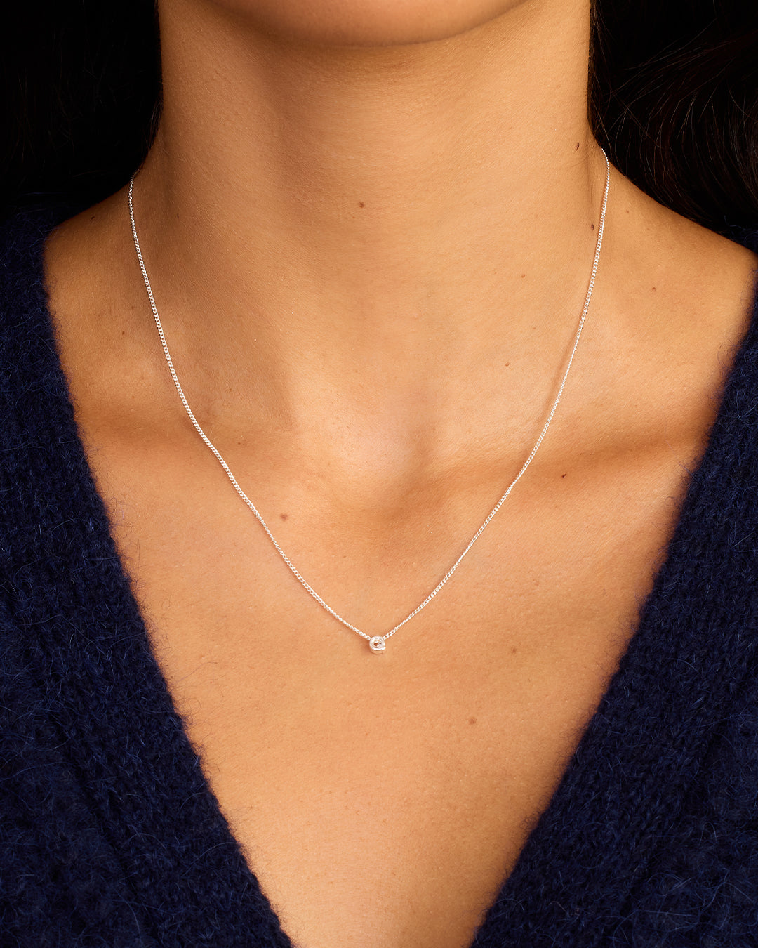Wilder Mini Alphabet Necklace - Personalized Initial Pendant Jewelry for Women | Perfect Gift for Birthday, Anniversary & Everyday Wear