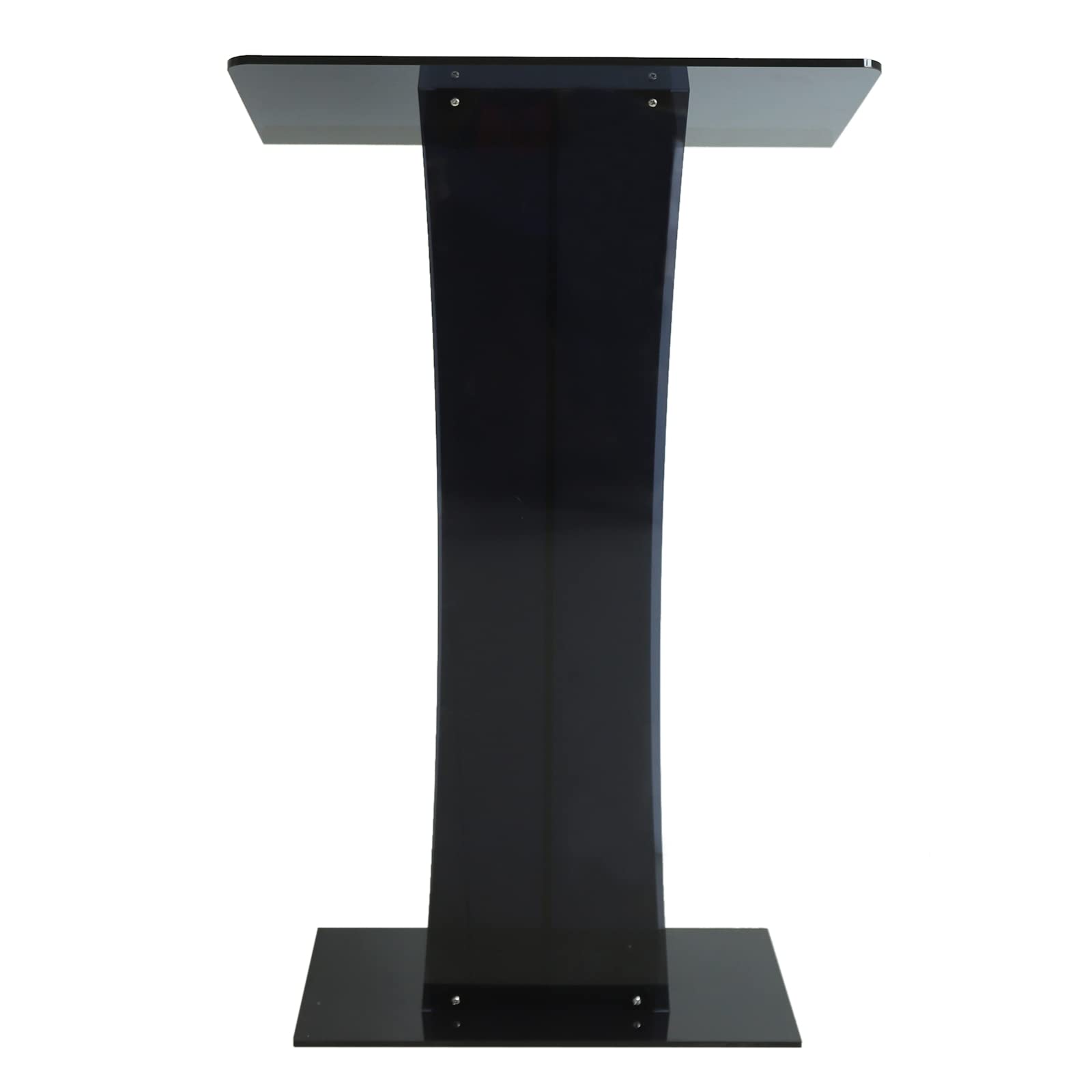 Clear Acrylic Podium Stand - Modern Plexiglass Lectern for Church, School & Events - Lightweight & Durable Display Pulpit for Presentations & Ceremonies