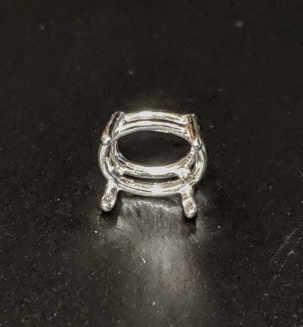 Handmade Sterling Silver or 14kt Gold Wire Basket 4x3 30x22mm - Oval Head, Ring, Earring & Pendant Findings for DIY Jewelry Making - Perfect for Custom Necklaces, Bracelets & Earrings
