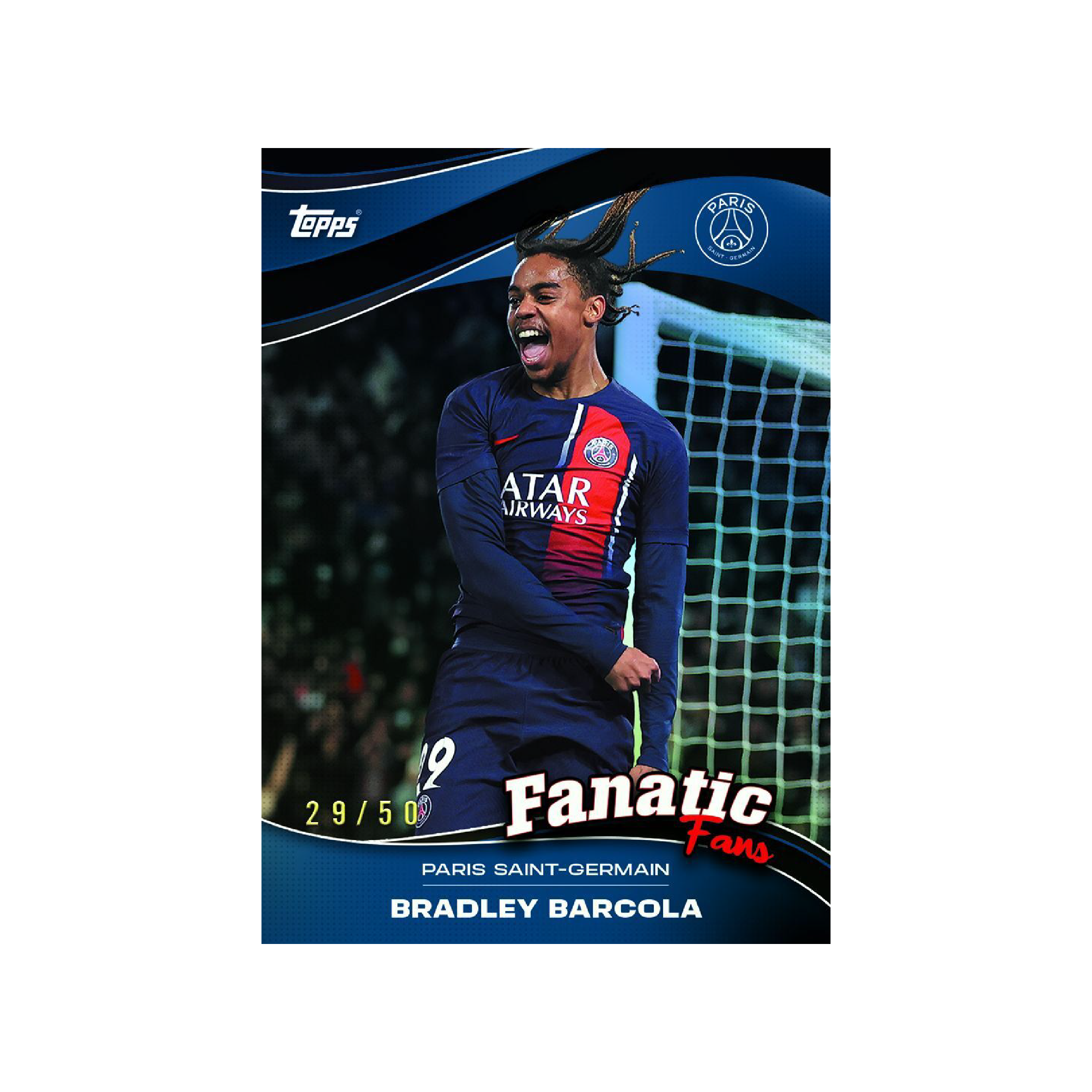Official Topps Paris Saint Germain 2024/25 Fan Set - Collectible Soccer Trading Cards for PSG Fans - Perfect for Gifts, Collections & Match Day Memorabilia