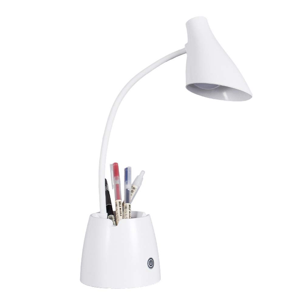 YYZZD Foldable LED Bedside Lamp - Eye Protection Reading Light for Kids with USB Charging & Pen Holder | Perfect for Nighttime Reading, Study Desk & Nursery Room