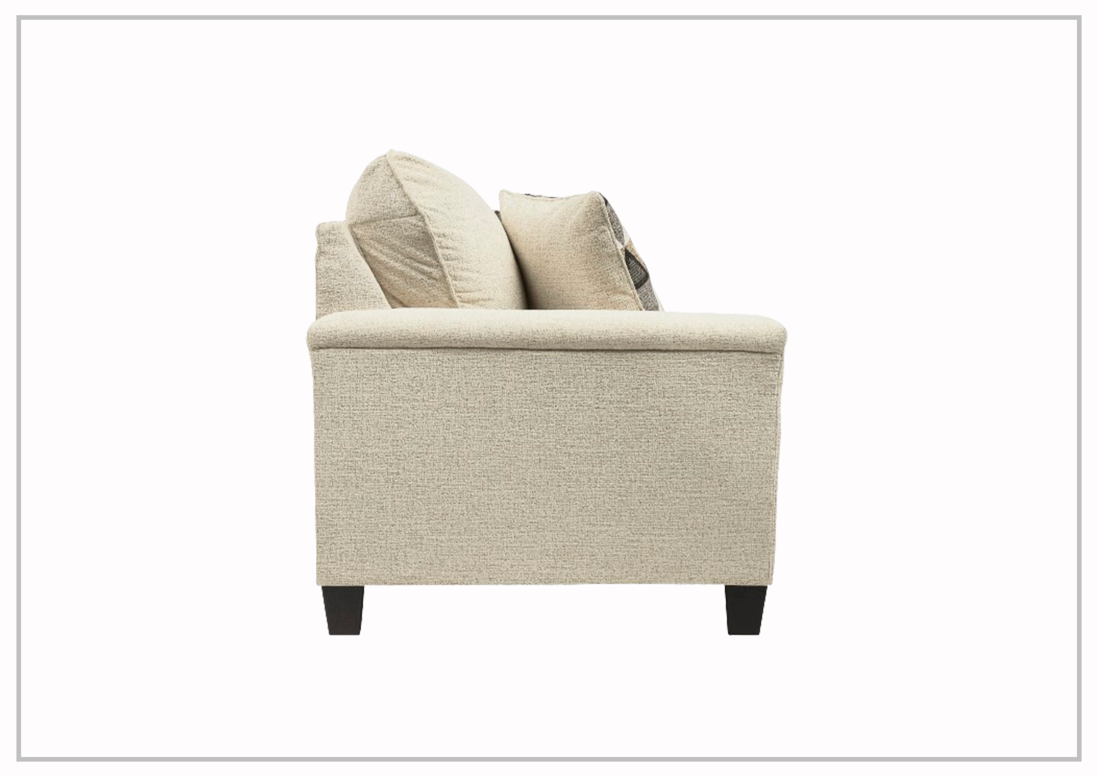 Gio Italia Abigail Queen Fabric Sofa Sleeper - Convertible Bed, Beige or Dark Grey | Comfortable Modern Living Room Furniture for Small Spaces & Guest Rooms