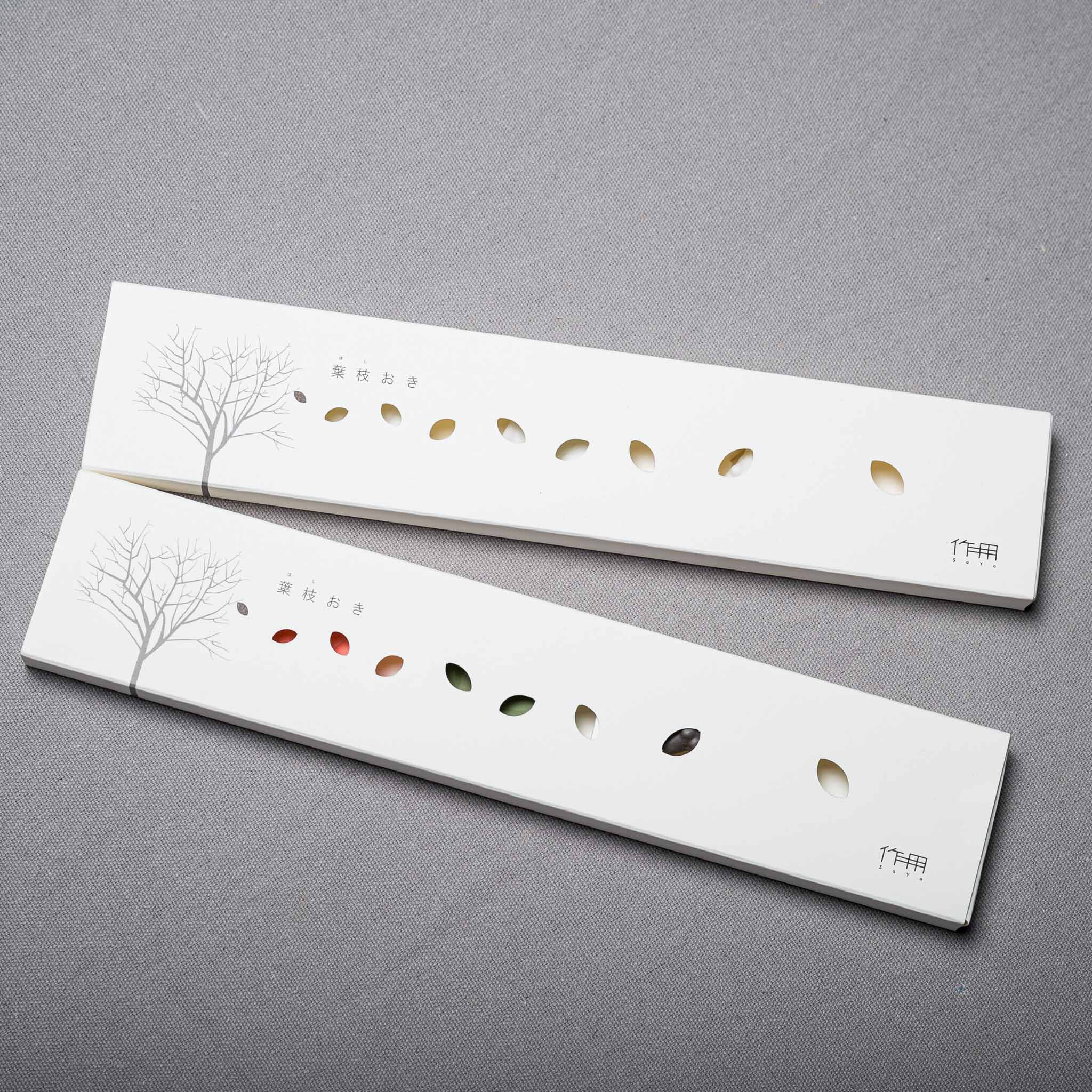 Elegant White Leaf Chopstick Rest Set of 5 - Asian Tableware Gift for Sushi, Ramen & Home Dining Decor