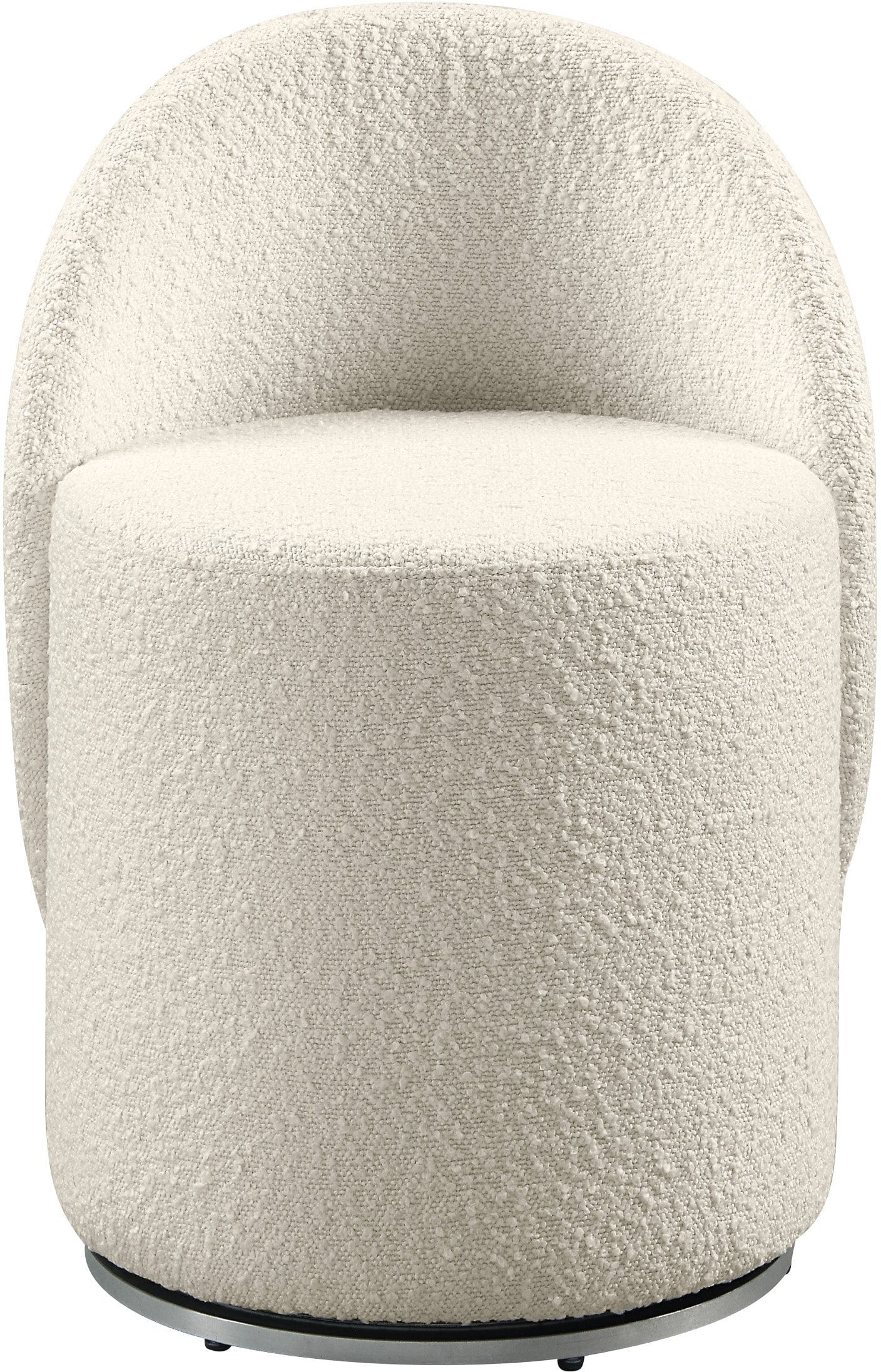 Office Star Lystra Swivel Vanity Chair with Padded Seat - Modern Makeup Dressing Stool for Bedroom, Bathroom & Salon (LYSAS) - Perfect for Vanity Tables, Dressing Rooms & Beauty Stations