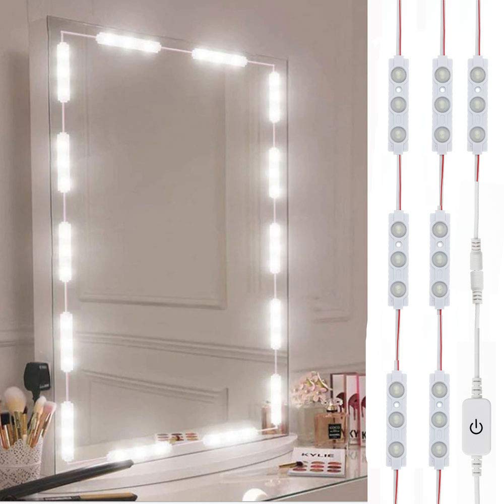 Hollywood LED Vanity Mirror Lights - 10ft Dimmable Touch Control for Makeup & Bathroom