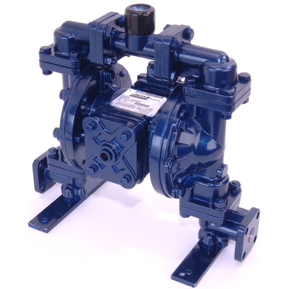 Dual Inlet Air Operated Double Diaphragm Pump 1/2 Inch Aluminum - Ideal for Chemical Transfer, Wastewater Treatment & Industrial Applications