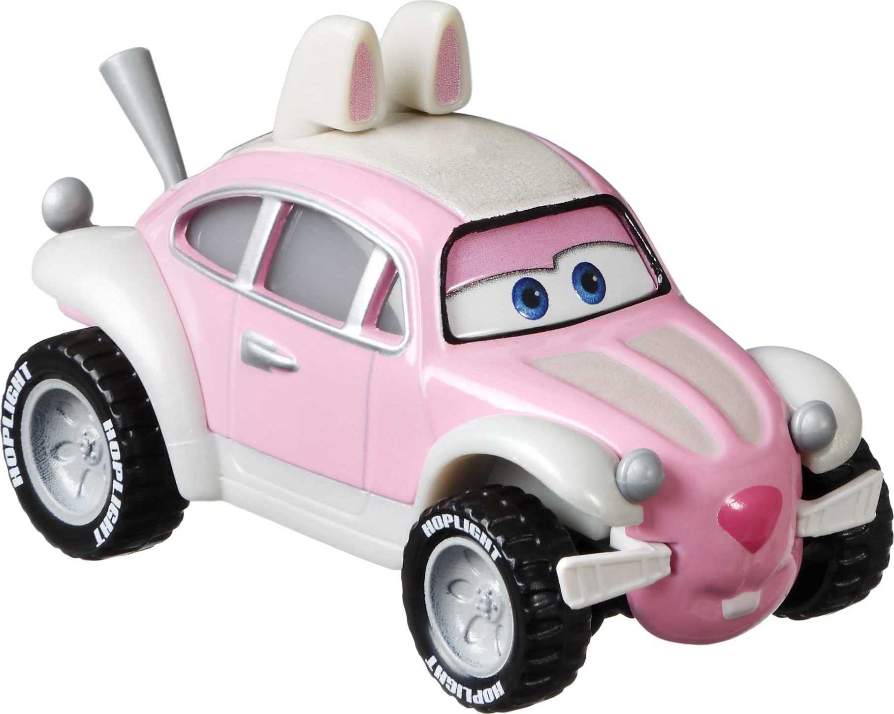 Disney Cars Easter Buggy Miniature Collectible Racecar Toy - Lightning McQueen Movie Replica for Kids Age 3+ | Birthday Gift, Party Favor, Easter Basket Stuffers