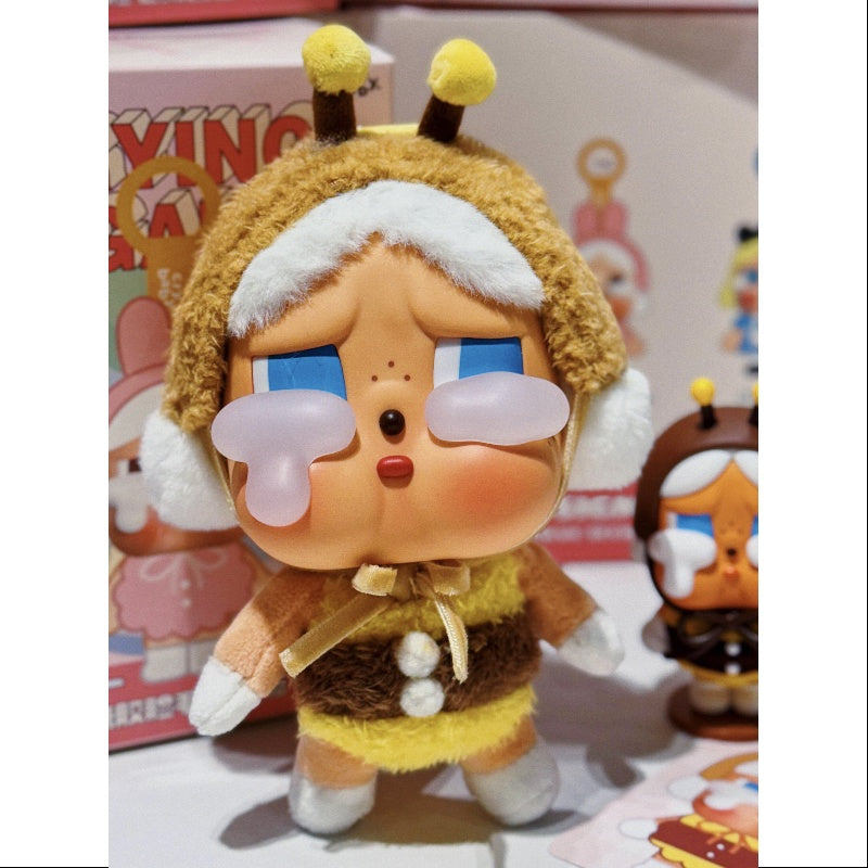Crybaby Crying Again Series Vinyl Face Plush Doll - I'll Bring You A Flower Kawaii Collectible Toy | Perfect for Anime Fans, Cute Room Decor & Emotional Support Gifts