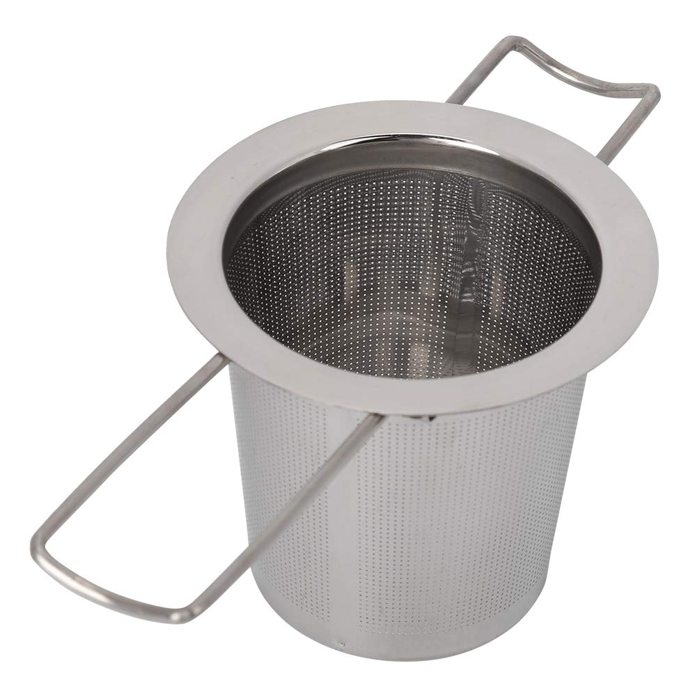 EVTSCAN Stainless Steel Tea Infuser with Lid - Foldable Mesh Tea Filter Cup for Loose Leaf Tea - Perfect for Home, Office & Travel Use