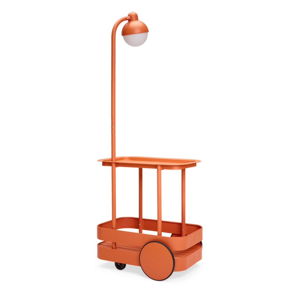 Tangerine Jolly Trolley - Premium Orange Shopping Cart with Smooth Wheels for Grocery Stores, Malls & Supermarkets | Durable & Easy to Maneuver