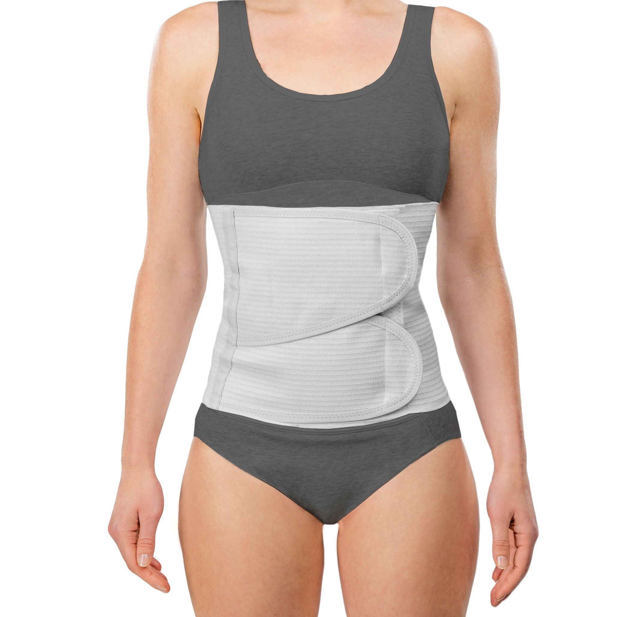 M BRACE® Abdominal Binder for Women & Men - Postpartum, Post-Surgery Support Belt - Adjustable Compression Wrap for C-Section Recovery, Hernia, Tummy Tuck - Breathable & Comfortable Medical Grade Support Garment (Perfect for Daily Wear, Exercise & Recovery)