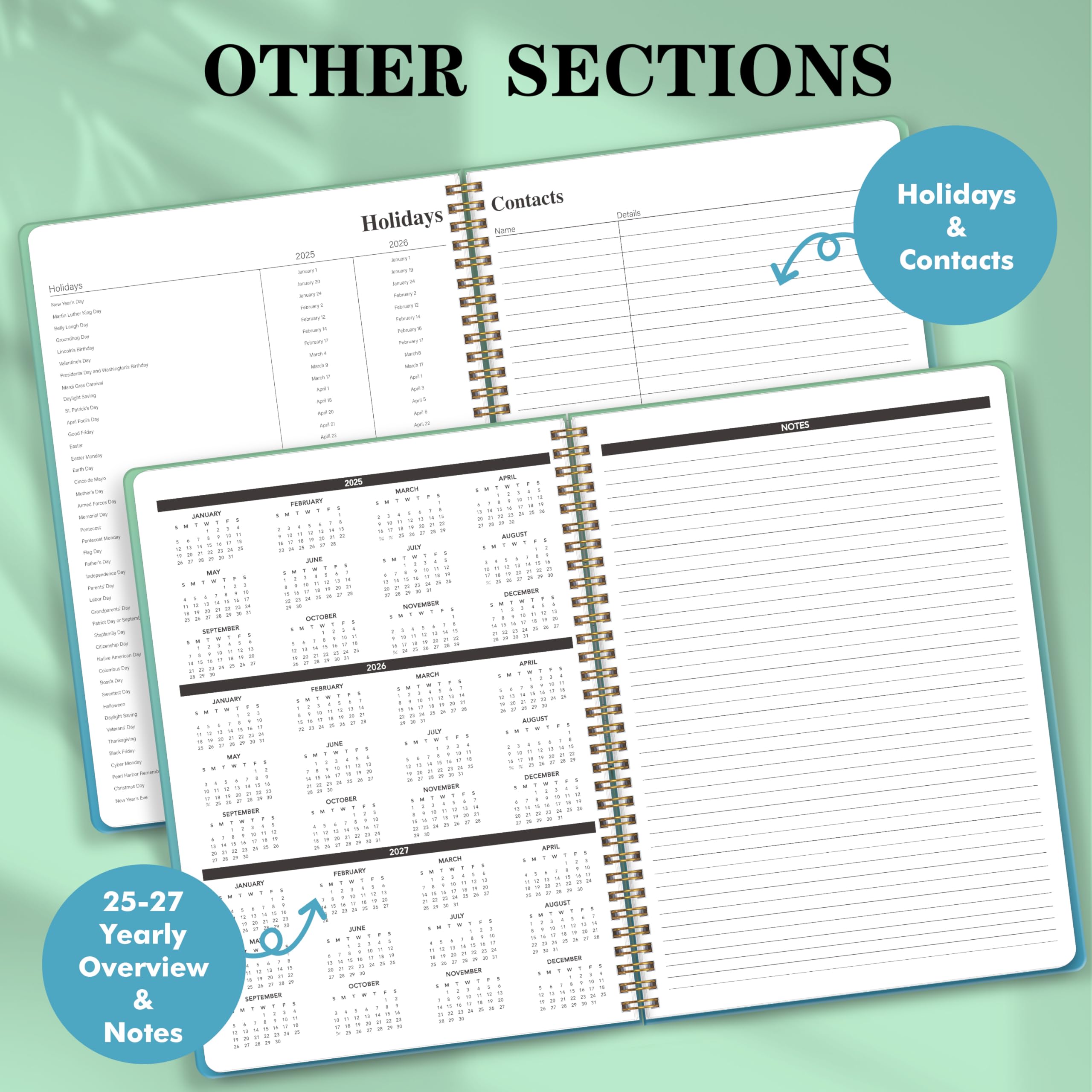 2025 Planner Calendar - 12-Month Daily, Weekly & Monthly Academic Planner (Jan 2025-Dec 2025) | 8.5