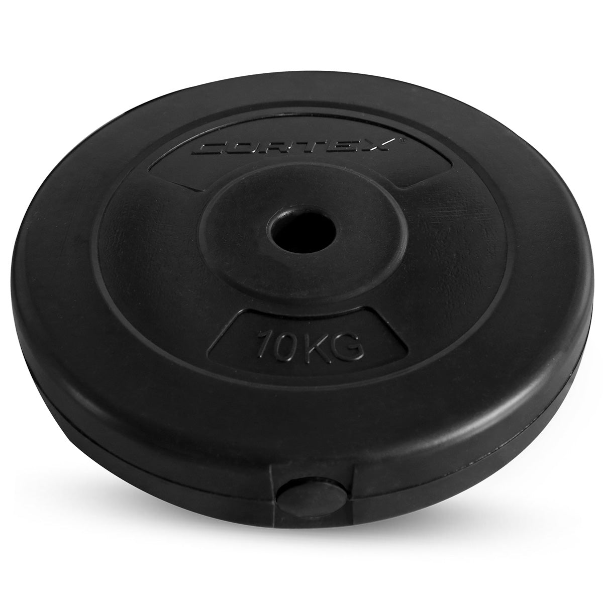 CORTEX 10kg EnduraShell 25mm Standard Weight Plates (Set of 4) - Perfect for Home Gym, CrossFit & Strength Training