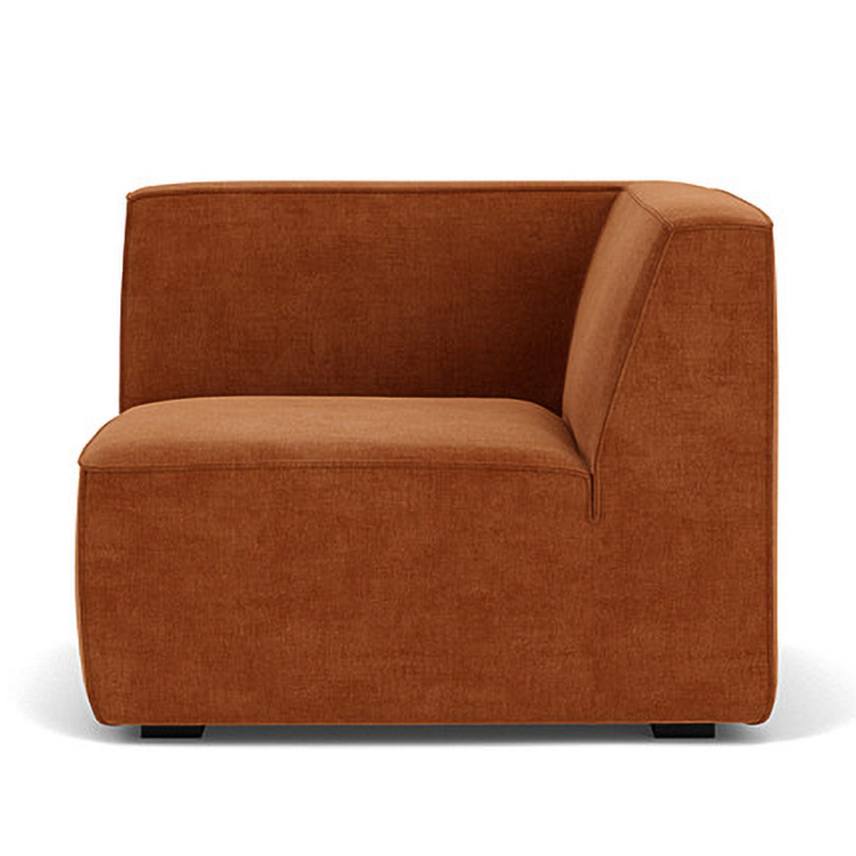 1-Seater Right Corner Modular Sofa in Durable Dane Fabric - Perfect for Small Apartments, Living Rooms & Cozy Spaces