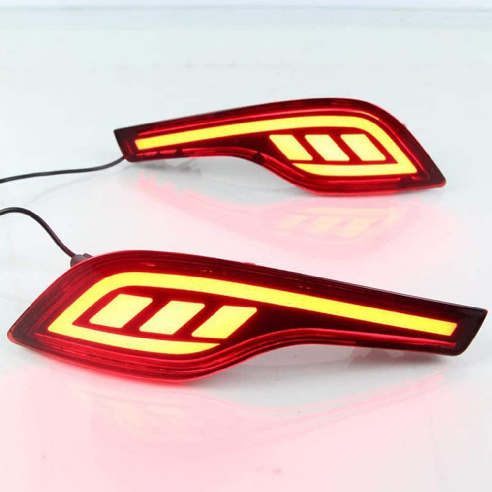 2Pcs LED Rear Bumper Reflector Brake Tail Fog Light Lamp for Honda CRV 2017-2021 - High Visibility Safety Lights for Night Driving & Bad Weather Conditions