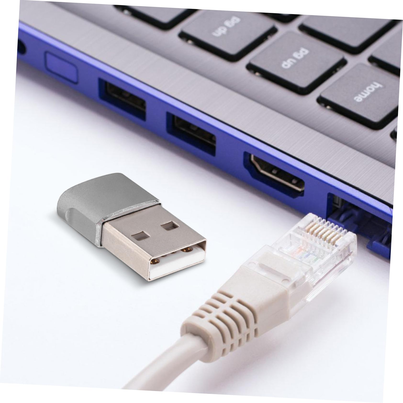 2-Pack USB C to USB Adapter - Aluminum Alloy Type C Female to USB 3.0 Converter for Phone Charging, Data Transfer - Compatible with iPhone, Samsung, Pixel, MacBook & More (Home, Office, Travel Use)